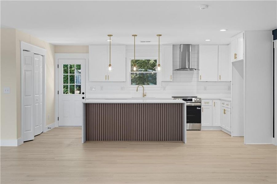 Furnished interior view inside a new home in , Austell (Image 8).