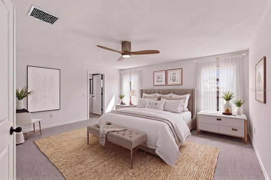 Furnished interior view inside a new home in Avalon West, Spring Hill (Image 43).