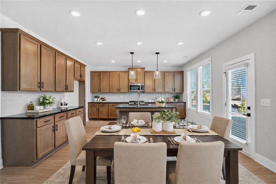 Furnished interior view inside a new home in The Fairways at Mirror Lake, Villa Rica (Image 15).
