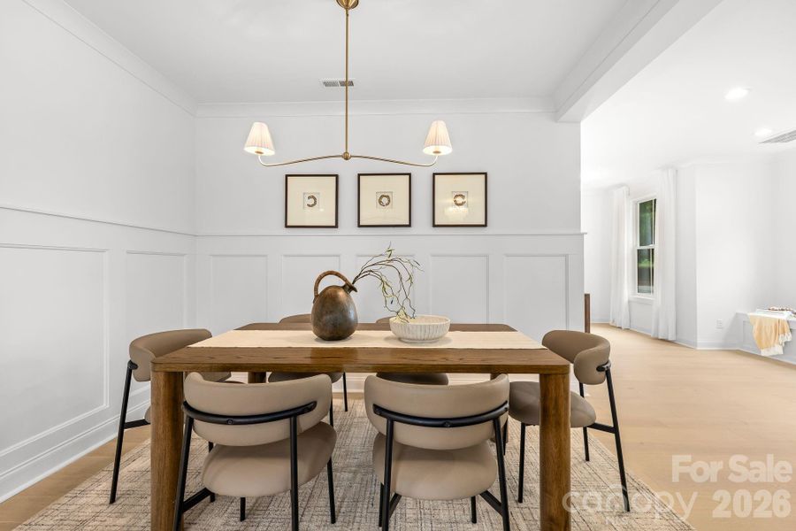 Furnished interior view inside a new home in , Charlotte (Image 6).