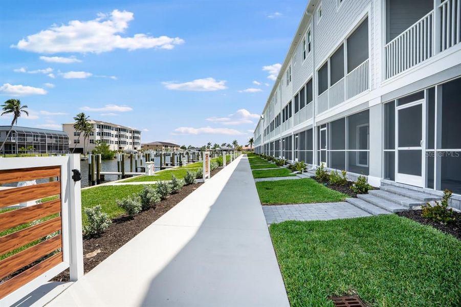 Exterior details and patio area of a home in Seahaven, Punta Gorda (Image 4).