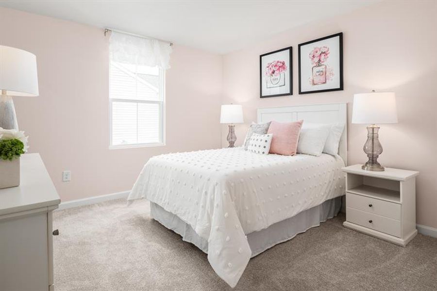 Representative furnished interior of a home built from the Hazel Quick Move-In Home by Ryan Homes in Laney Farms, Pageland (Image 16).