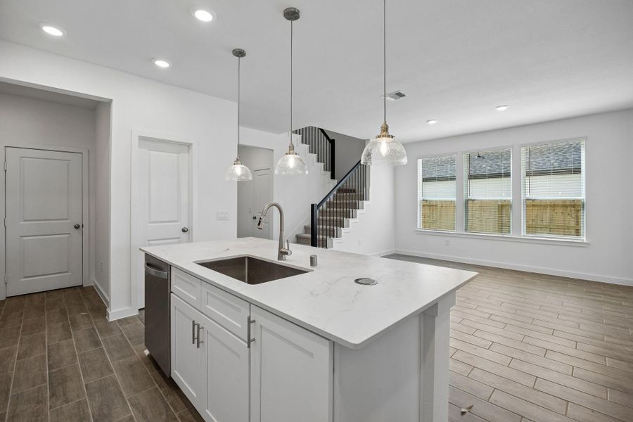 Furnished interior view inside a new home in Windcress, Cove (Image 5).