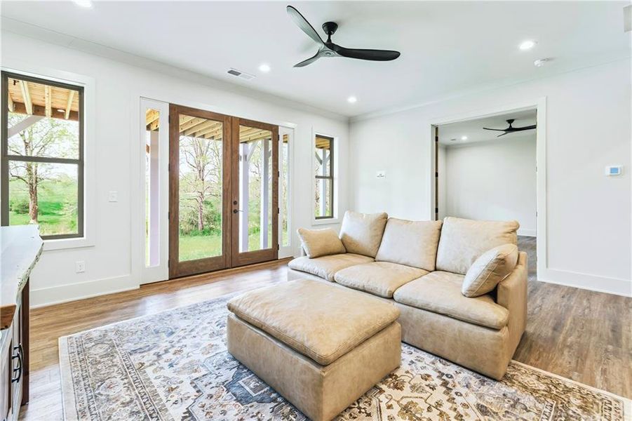 Furnished interior view inside a new home in , Blairsville (Image 56).