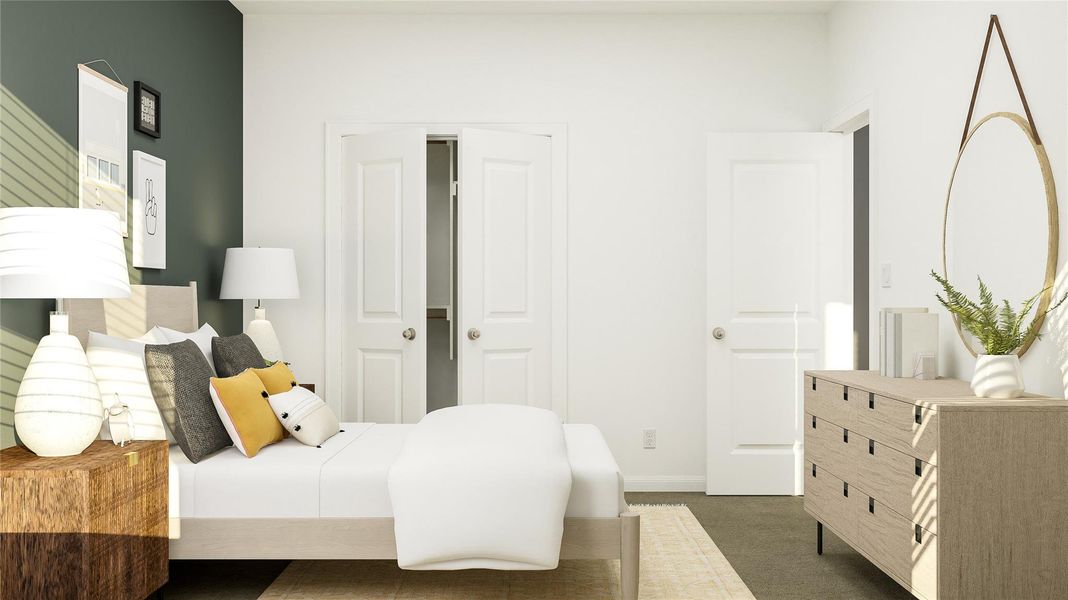 Furnished interior view inside a new home in Lively Ranch: Brookstone Collection, Georgetown (Image 9).