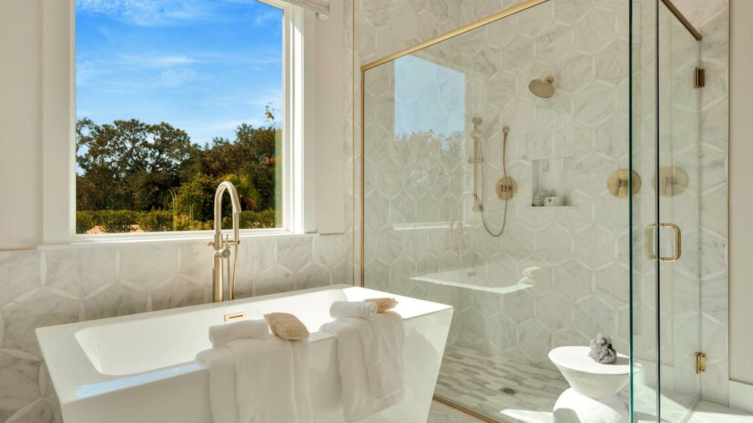 The Primary Bathroom The Primary Bathroom