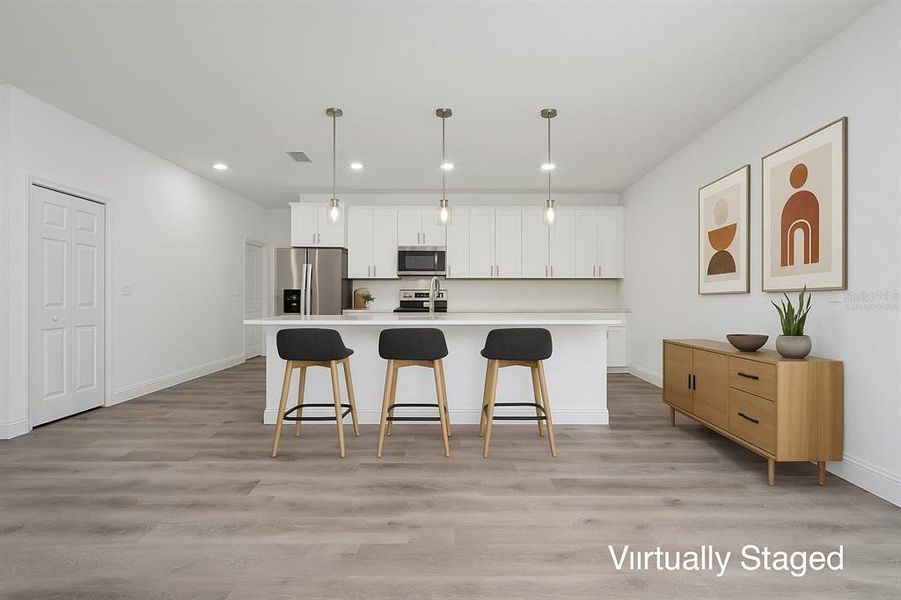 Furnished interior view inside a new home in , Ocala (Image 9).