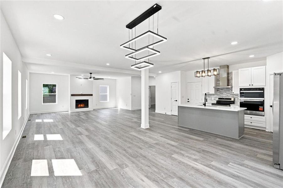 Spacious, unfurnished interior of a new home in , Austell (Image 26). Spacious, unfurnished interior of a new home in , Austell (Image 26).