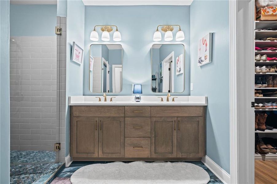 Furnished interior view inside a new home in , Peachtree Corners (Image 9).