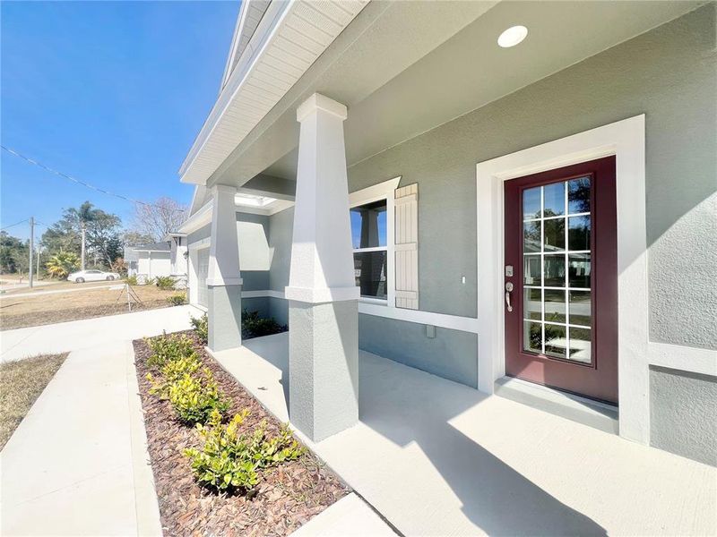 Exterior details and patio area of a home in Palm Coast, Palm Coast (Image 26).