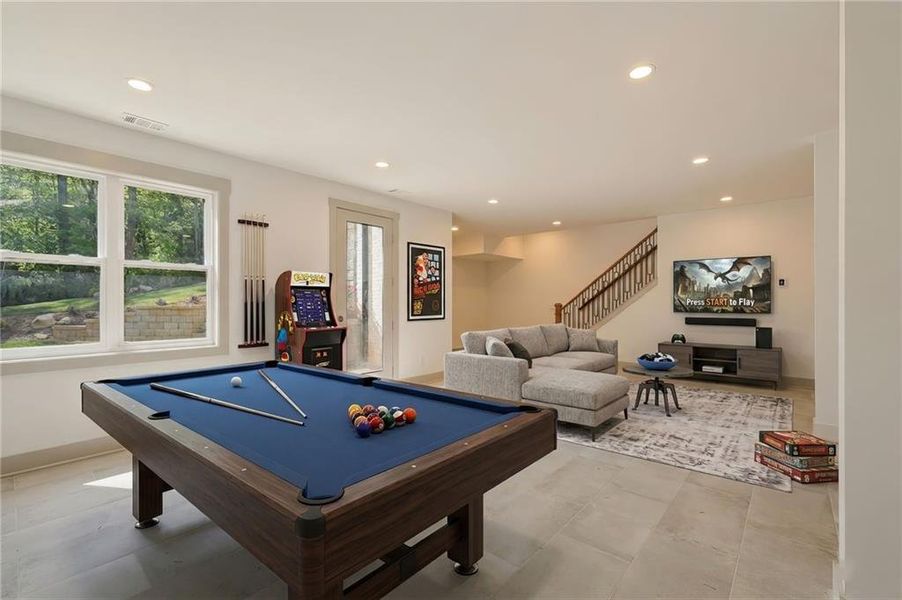 Furnished interior view inside a new home in , Roswell (Image 29).