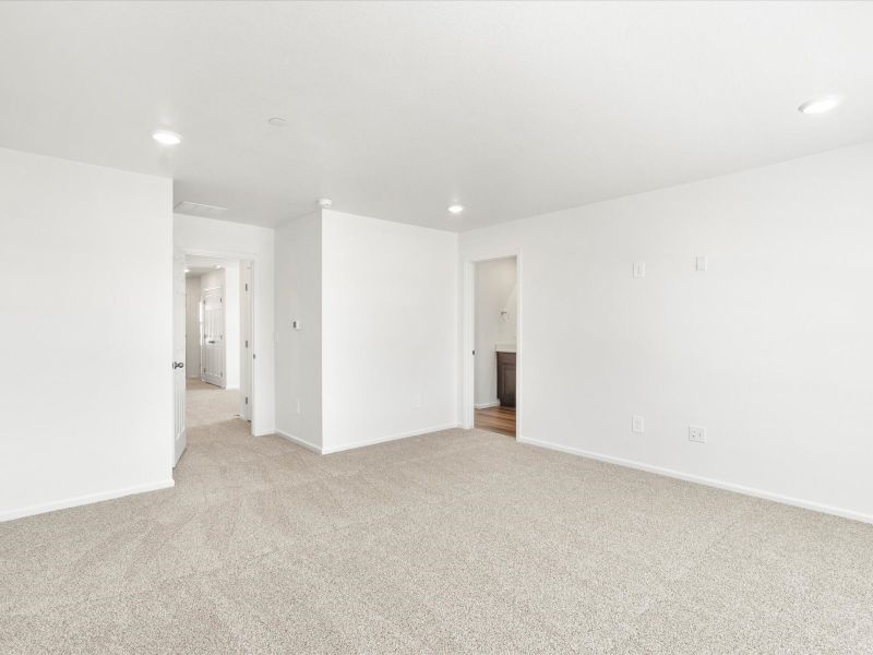 Spacious, unfurnished interior of a new home in Poudre Heights: The Meadow Collection, Windsor (Image 13).