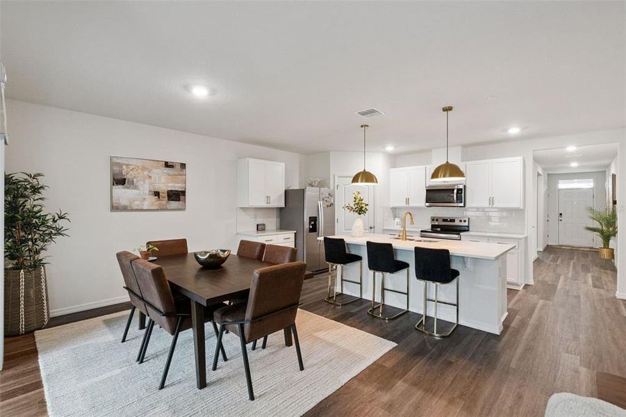 Furnished interior view inside a new home in Windrose, Apopka (Image 16).
