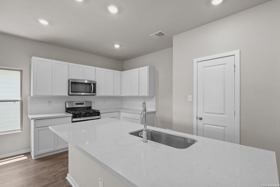 Furnished interior view inside a new home in Summerlin, San Antonio (Image 11).