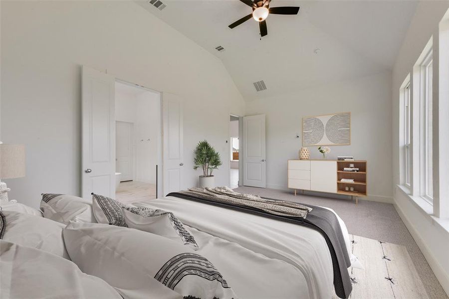 Furnished interior view inside a new home in Solterra Texas, Mesquite (Image 8). Furnished interior view inside a new home in Solterra Texas, Mesquite (Image 8).