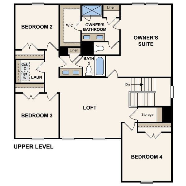 2D floor plan layout of this home in Grants Landing, Salisbury, NC (Image 5). 2D floor plan layout of this home in Grants Landing, Salisbury, NC (Image 5).