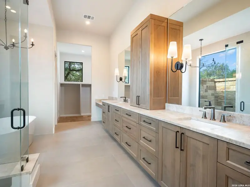 Furnished interior view inside a new home in , San Antonio (Image 31).