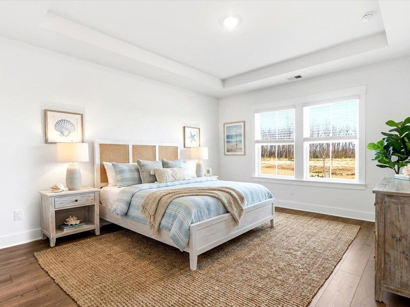 Furnished interior view inside a new home in The Coves at Lakes of Cane Bay, Summerville (Image 10).