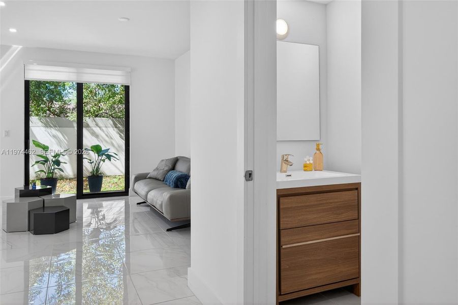 Furnished interior view inside a new home in , Dania Beach (Image 16).