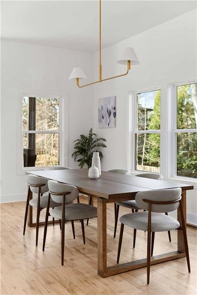 Furnished interior view inside a new home in , Atlanta (Image 16).