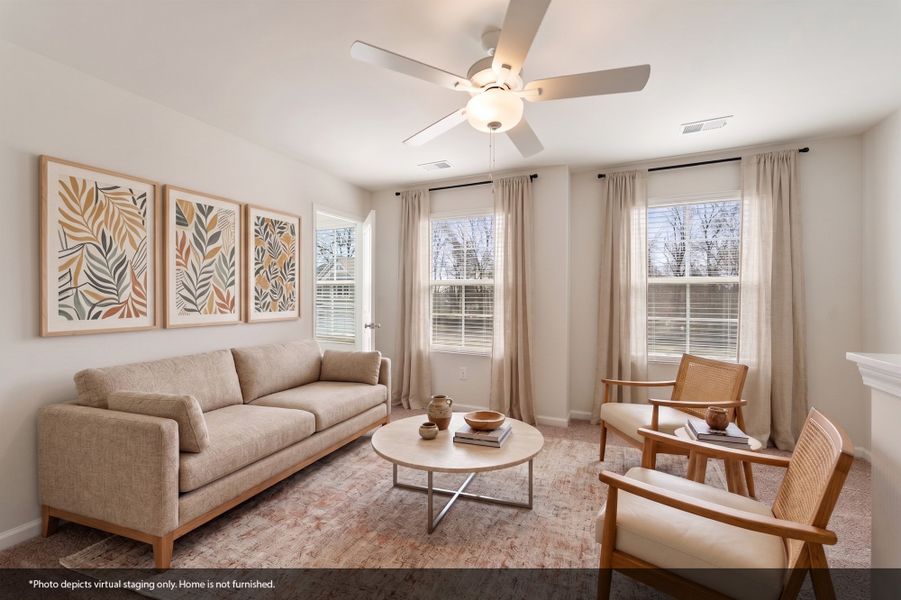 Furnished interior view inside a new home in Dove Hollow, Chesnee (Image 11).