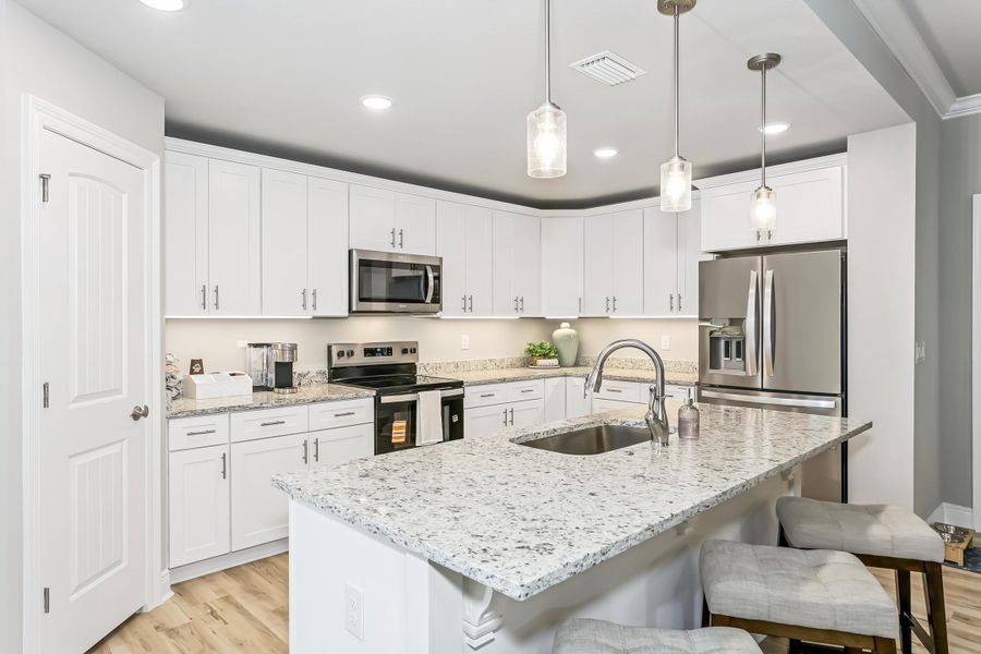 Furnished interior view inside a new home in Buckeyes Landing, Navarre (Image 12).