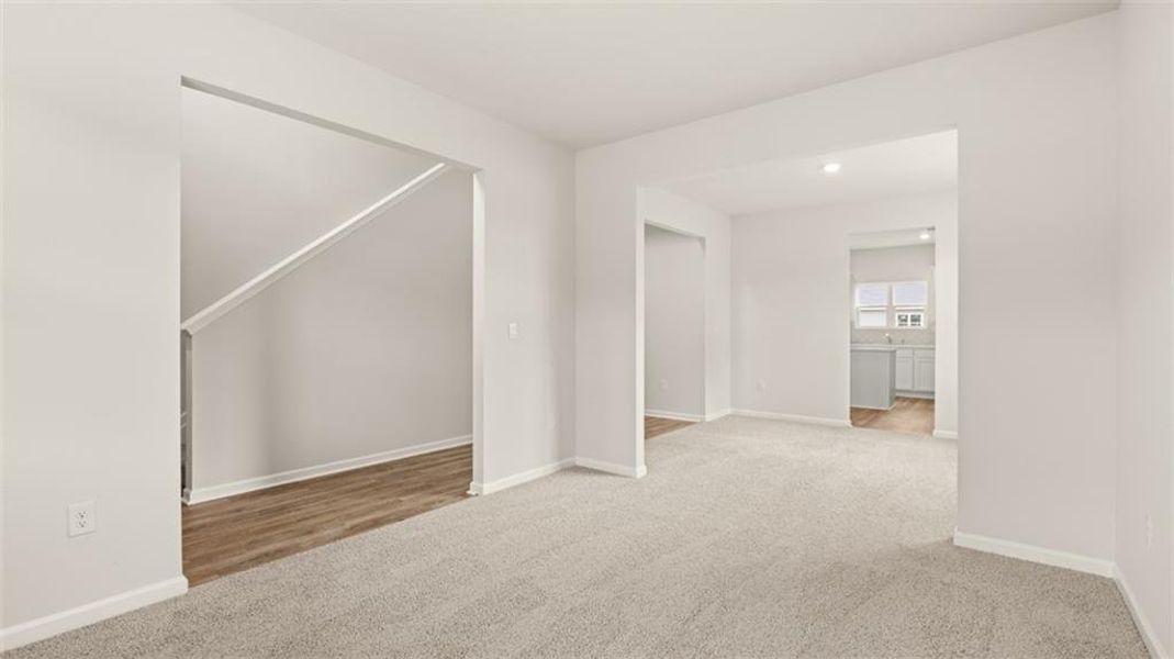 Spacious, unfurnished interior of a new home in Preserve at Dove Creek, Winder (Image 36).