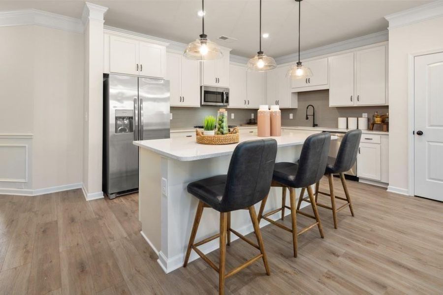 Furnished interior view inside a new home in Franklin Manor, Lawrenceville (Image 8).
