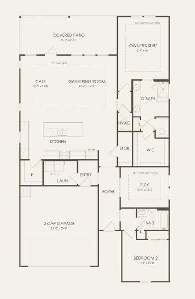 Pulte Homes, Palmary floor plan