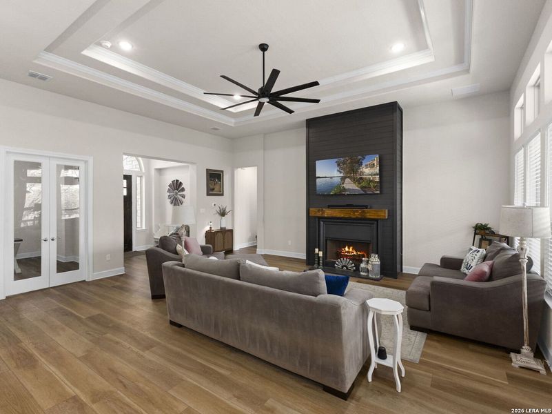 Furnished interior view inside a new home in Potranco Acres, Castroville (Image 19).