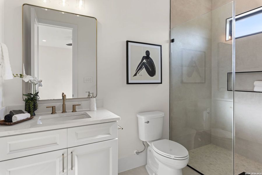 Furnished interior view inside a new home in , San Antonio (Image 26). Furnished interior view inside a new home in , San Antonio (Image 26).