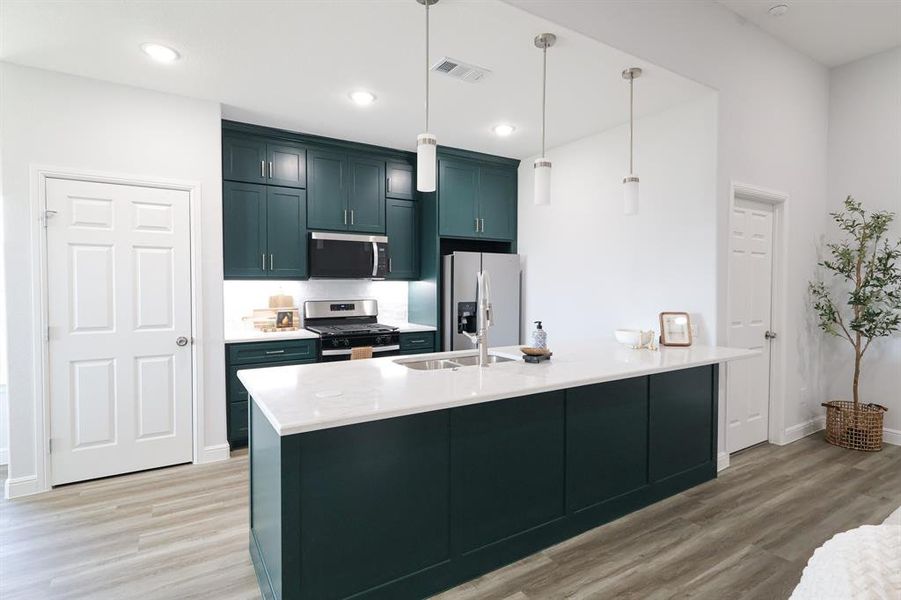 Furnished interior view inside a new home in , Weatherford (Image 6). Furnished interior view inside a new home in , Weatherford (Image 6).