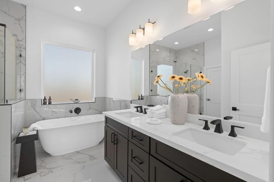 Furnished interior view inside a new home in , Houston (Image 30). Furnished interior view inside a new home in , Houston (Image 30).