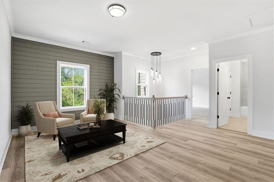Furnished interior view inside a new home in , Hoschton (Image 5).
