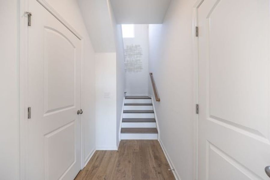 Representative unfurnished interior of a home built from the Hudson by True Homes in Whispering Hills, Locust (Image 21).