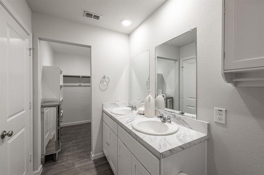 Furnished interior view inside a new home in River Oaks at Sawmill Road, Chandler (Image 4).