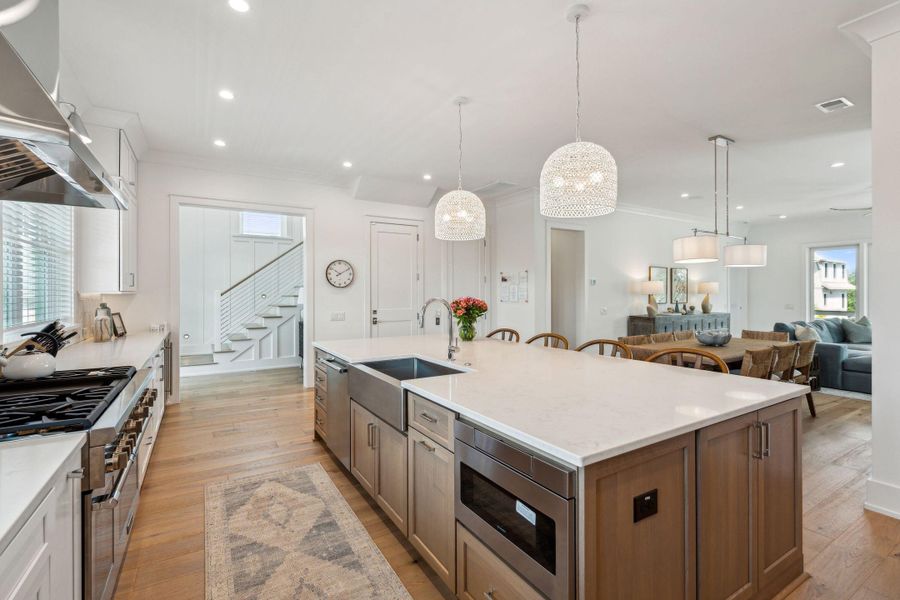 Furnished interior view inside a new home in , Isle Of Palms (Image 10).