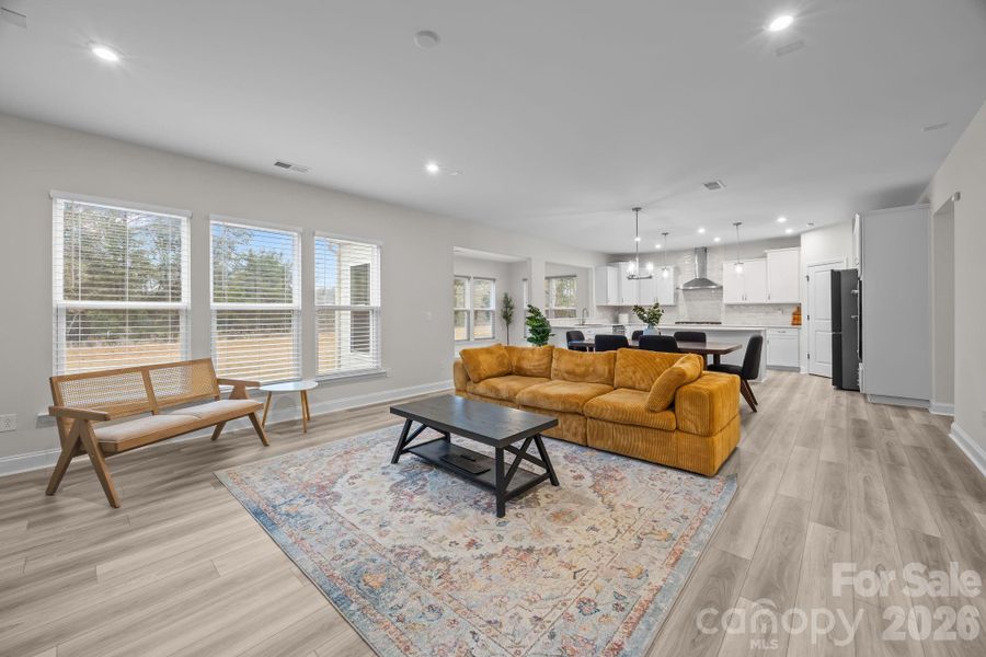 Furnished interior view inside a new home in Parkside Crossing, Charlotte (Image 11).