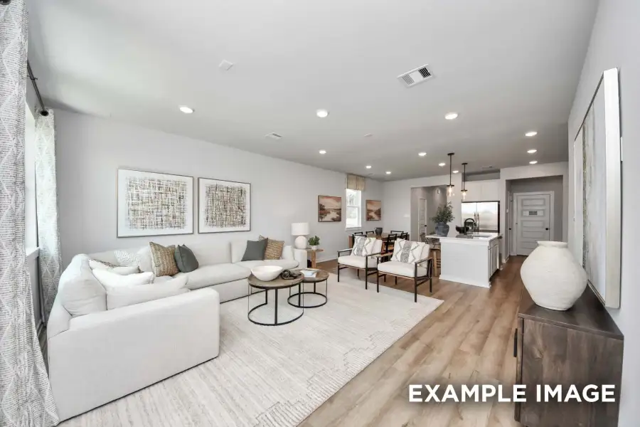 Representative furnished interior of a home built from the The Brazos F by Davidson Homes LLC in Emberly, Beasley (Image 14).