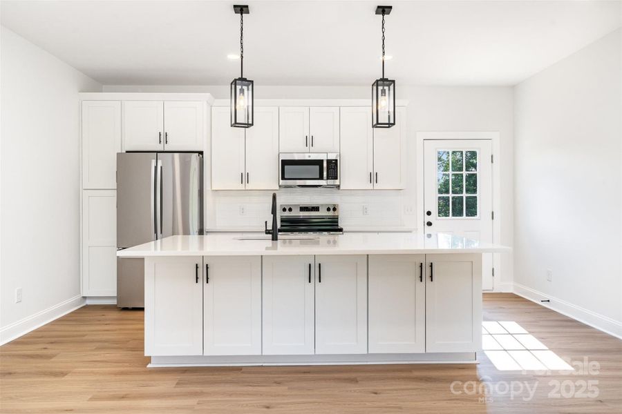 Furnished interior view inside a new home in , China Grove (Image 7).