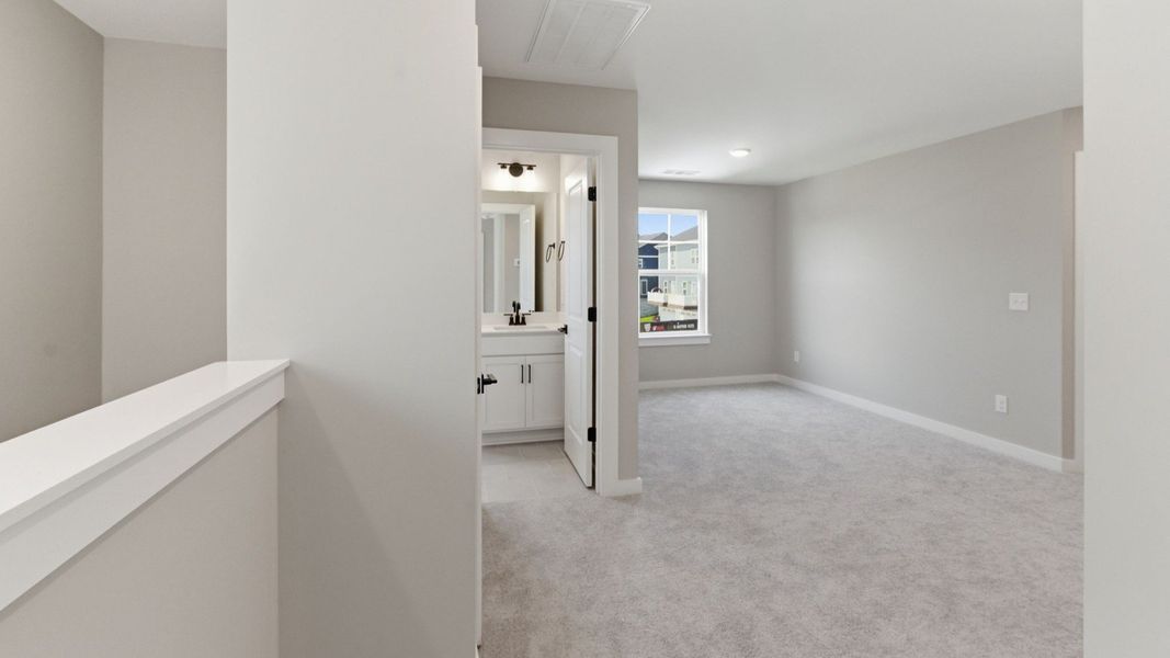 Loft with access to bathroom