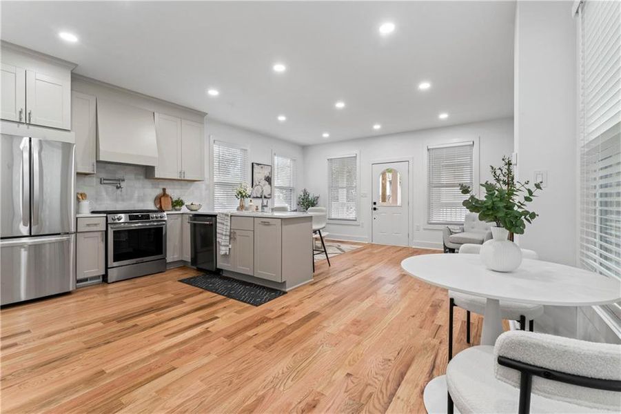Furnished interior view inside a new home in , Atlanta (Image 13). Furnished interior view inside a new home in , Atlanta (Image 13).
