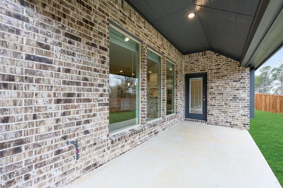 Exterior details and patio area of a home in Grace Park, Bedford (Image 20).