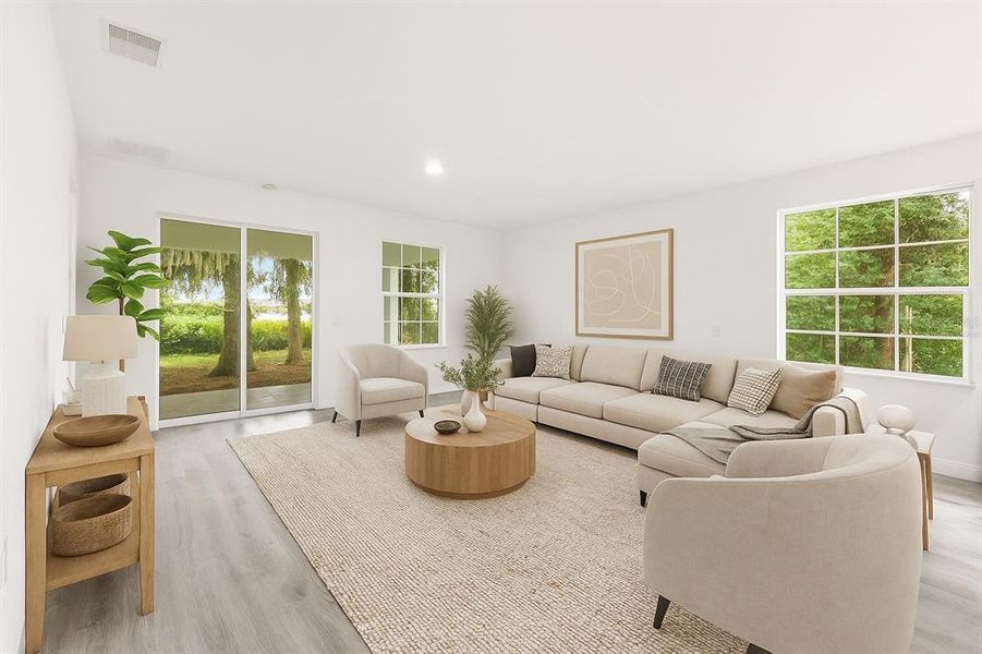 Furnished interior view inside a new home in , Sanford (Image 11). Furnished interior view inside a new home in , Sanford (Image 11).