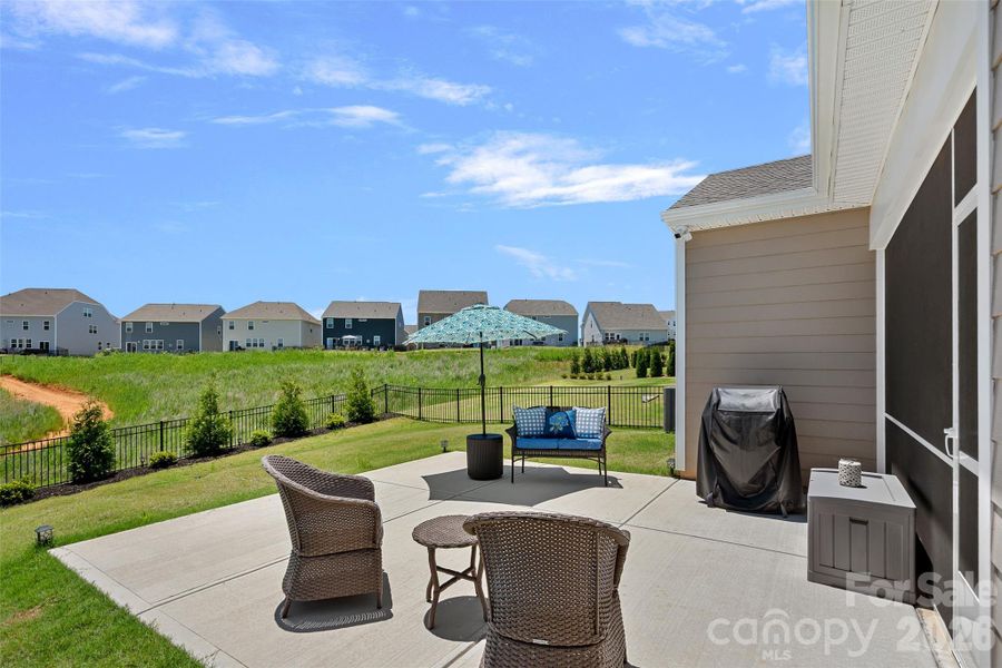 Extended patio
