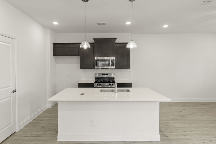 Furnished interior view inside a new home in Town Park, Princeton (Image 6).