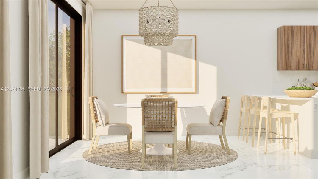 Furnished interior view inside a new home in Solterra, Sunrise (Image 15).