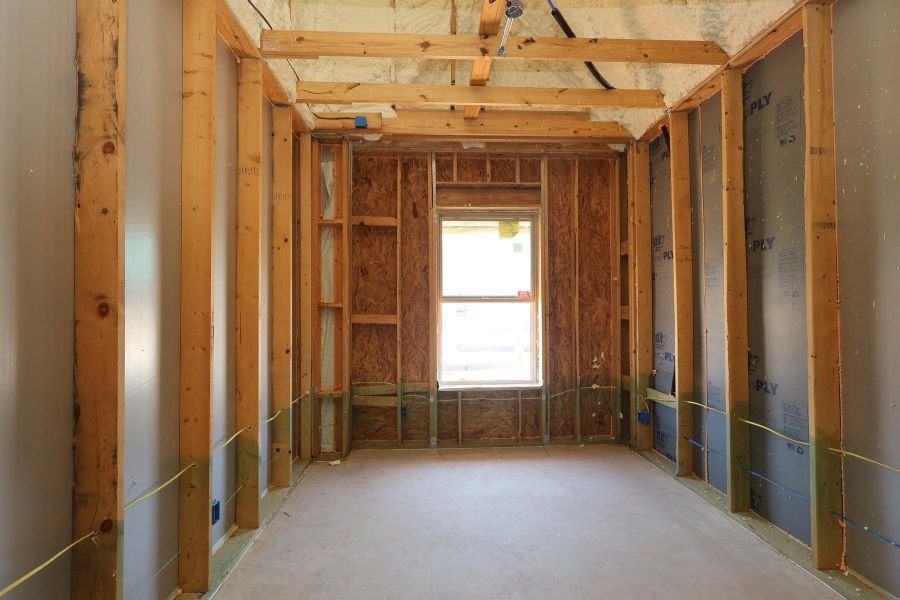In-progress construction of a new home in Grand Central Park - Ascent Collection, Conroe, TX (Image 11).