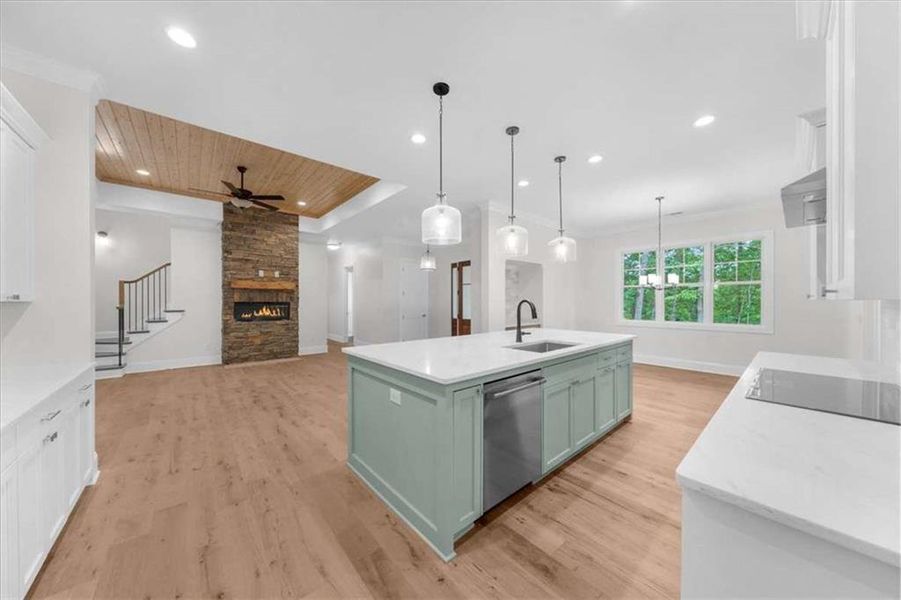 Furnished interior view inside a new home in , Cornelia (Image 48).