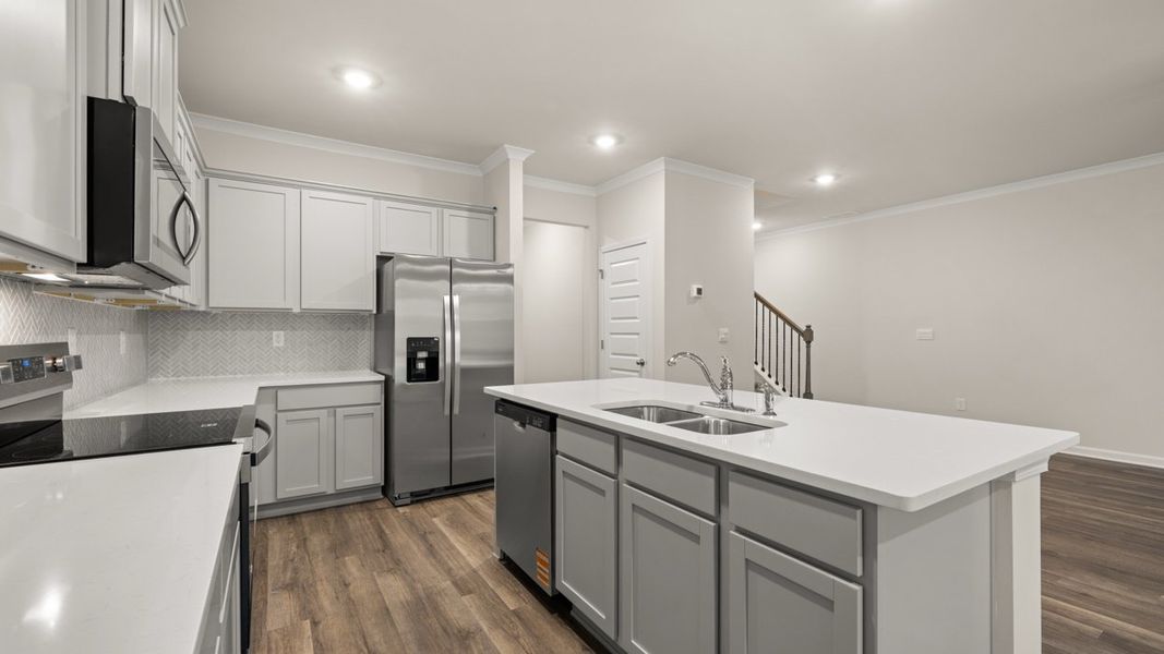 Representative furnished interior of a home built from the Salisbury by D.R. Horton in Independence Villas and Townhomes, Loganville (Image 10).